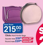 Clicks Hard Vanity Bags Round-Each
