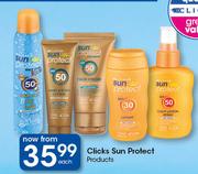 Clicks Sun Protect Products-Each