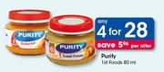 Purity 1st Foods-4 x 80ml