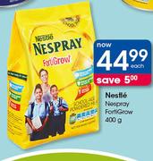Nestle Nespray Forti Grow-400g Each