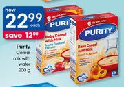 Purity Cereal (Mix With Water)-200g Each
