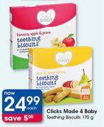 Clicks Made 4 Baby Teething Biscuits-170g Each