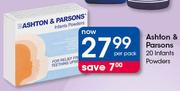 Ashton & Parsons 20 Infants Powders-Per Pack