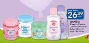 Johnson's Aqueous Creams, Lotions & Petroleum Jellies 500ml Or Baby Oils 200ml-Each