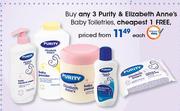 Purity & Elizabeth Anne's Baby Toiletries-Each