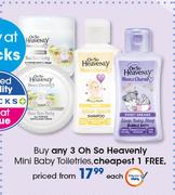 Oh So Heavenly Mini Baby Toiletries-Each