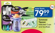 Tommee Tippee Selected Cups And Soothers-Each