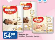 Huggies New Gold Baby Disposable Nappies-Per Pack