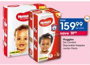 Huggies Dry Comfort Disposable Nappies Jumbo Packs-Per Pack