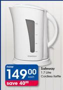Safeway 1.7L Cordless Kettle-Each