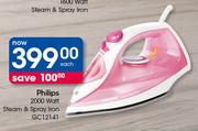 Philips 2000 Watt Steam & Spray Iron GC12141