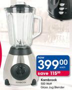 Kambrook 500 Watt Glass Jug Blender-Each