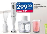 Safeway White Stick Blender JA-2874