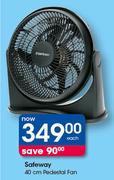 Safeway 40cm Pedestal Fan-Each