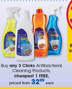 Clicks Antibacterial Cleaning Products-Each