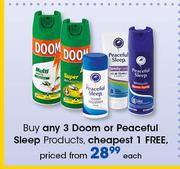 Doom Or Peaceful Sleep Products-Each