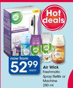 Air Wick Freshmatic Spray Refills Or Machine-250ml Each