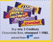 Cadbury Chocolate Bars-Each