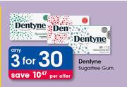Dentyne Sugar Free Gum-For 3