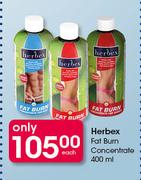 Herbex Fat Burn Concentrate-400ml Each