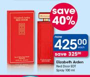 Elizabeth Arden Red Door EDT Spray-100ml Each