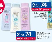 Oh So Heavenly Body Wash (Excl.Collections)-2 x 720ml