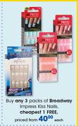 Broadway Impress Kiss Nails-Each
