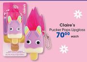 Claire's Pucker Pops Lipgloss-Each