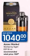 Azzaro Wanted By Night EDP-50ml Each