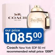 Coach New York EDP-50ml Each