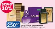 Quorum, Antonio Banderas, Benetton Or Paco Rabanne Fragrances-Each