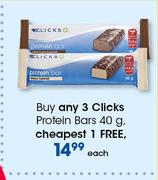 Clicks Protein Bars-40g Each