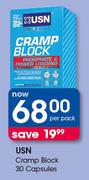 USN Cramp Block Capsules-30's Per Pack