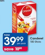 Canderel Sticks-100's Per Pack