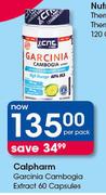 Calpharm Garcinia Cambogia Extract Capsules-60's Per Pack