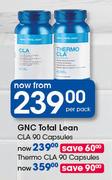 GNC Total Lean Thermo CLA Capsules-90's Per Pack