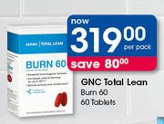 GNC Total Lean Burn 60 Tablets-60's Per Pack