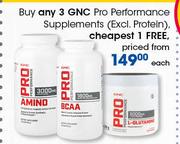 GNC Pro Performance Supplements(Excl. Protein)-Each