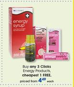 Clicks Energy Products-Each