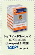 Viral Choice C Capsules-60's Per Pack