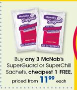 McNab's Superguard Or Superchill Sachets-Each