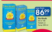 Bio-Strath 60 Or 100 Tablets Or Syrup-200ml Each