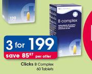 Clicks B Complex 60 Tablets-For 3