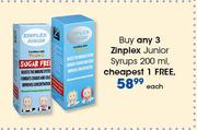 Zinplex Junior Syrups-200ml Each
