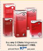 Clicks Magnesium Products-Per Pack
