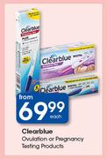 Clearblue Ovulation Or Pregnancy Testing Products-Each