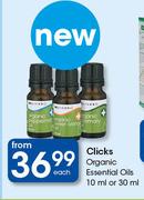 Clicks Organic Essential Oils 10ml Or 30ml-Each
