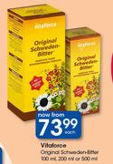 Vitaforce Original Schweden Bitter-100ml, 200ml Or 500ml Each