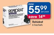 Rehidrat 6 Sachets-Per Pack