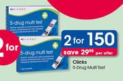 Clicks 5 Drug Multi Test-For 2